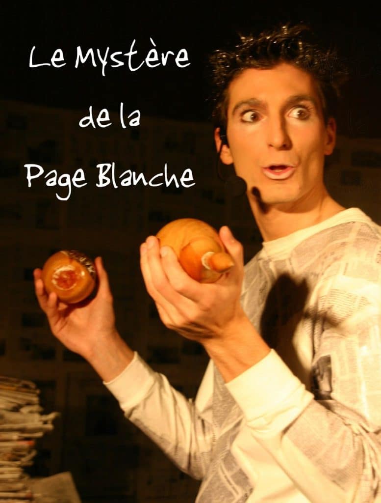 Affiche du mystere de la page blanche